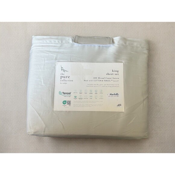The Pure Collection By Indigo Other - The Pure Collection By Indigo‎ King Sheet Set 100% Natural Fibers Tencel 300TC